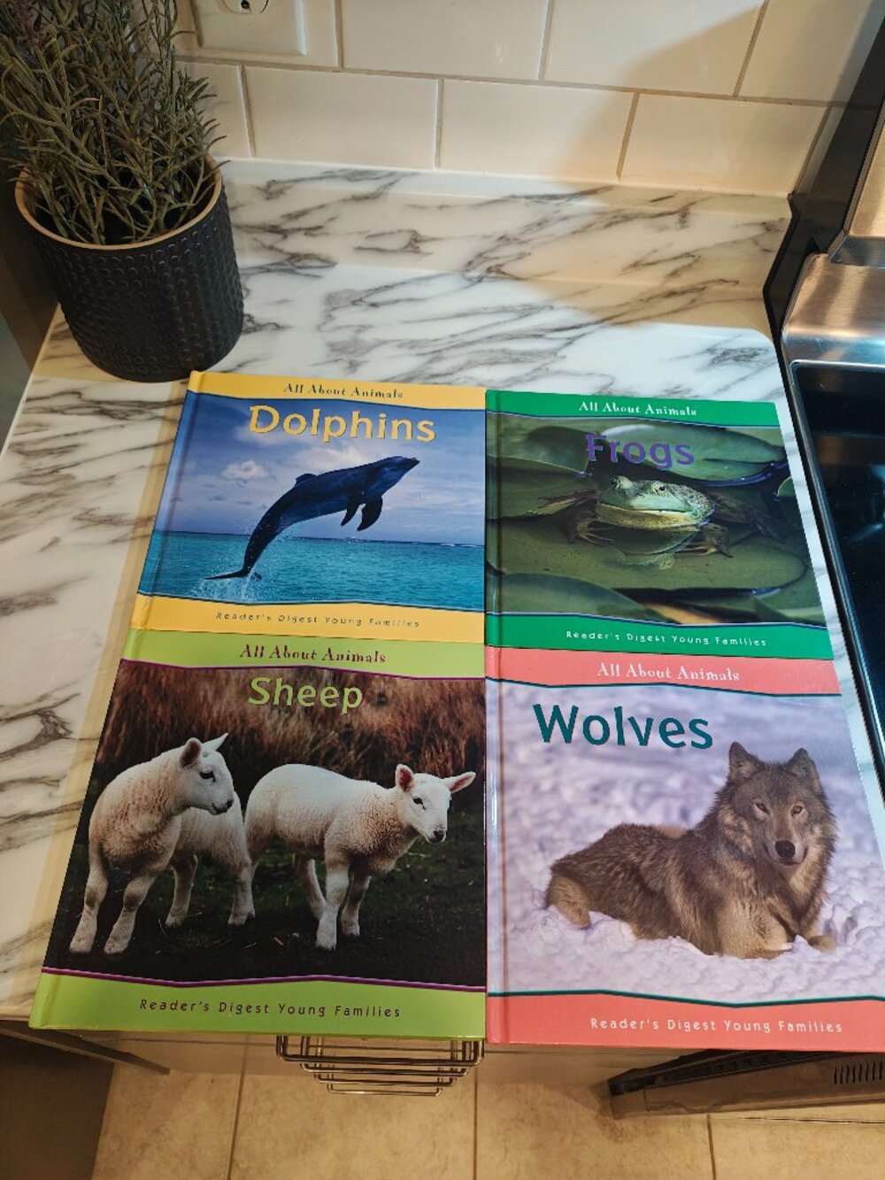 Vintage All About Animals Reader’s Digest Hardcover Books – Set of 4